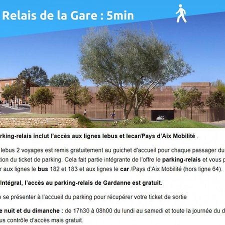 Sud Passion - Ferrer Nine - Cosy Avec Balcon Apartment Gardanne Ruang foto