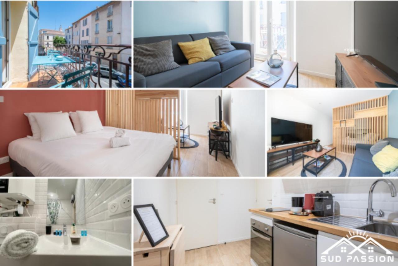 Sud Passion - Ferrer Nine - Cosy Avec Balcon Apartment Gardanne Bagian luar foto